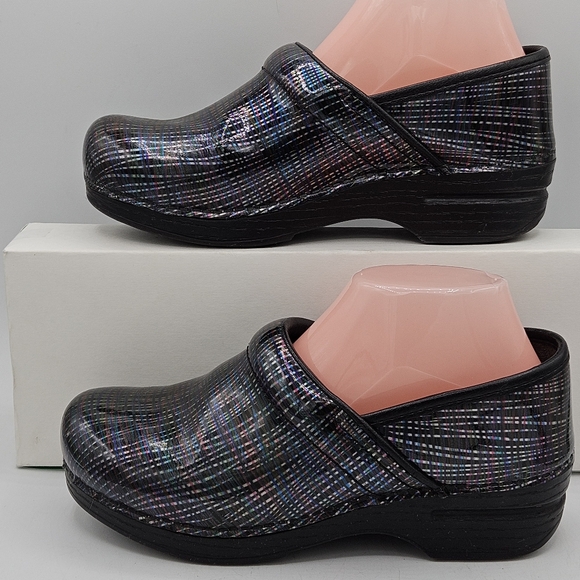 Dansko striped clog shoes size 37 US 6.5 / 7 - Picture 13 of 16
